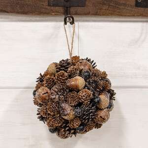 Frosted Deer Run Hanging Ball, 7" SR2318880;
