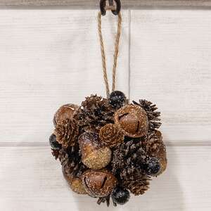 Frosted Deer Run Hanging Ball, 5" SR2318881;