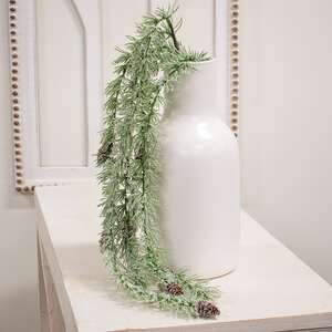 Cascading Icy Pine Spray w/Cones, 44" SR2319022;