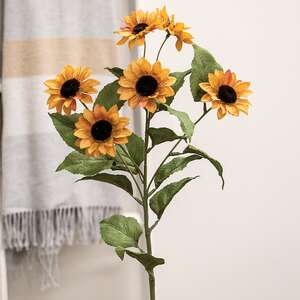 Golden Mini Sunflower Spray, 30" SR2322645G;