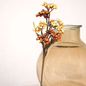 Fall Berry Cluster & Leaves Spray, 16" SR2324906;