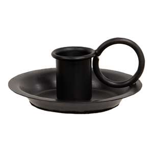 Black Metal Mini Taper Pan with Handle
