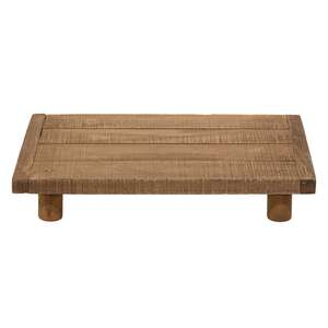 Stained Wood Rectangle Riser