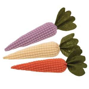 3 Set - Waffle Weave Chenille Carrots
