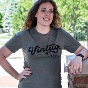 Vintage Soul T-Shirt - Heather Olive L164