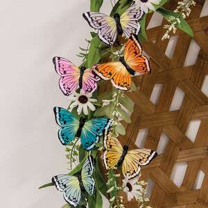 Multi-Colored Butterfly Clips, 6/Set SHNE4006;