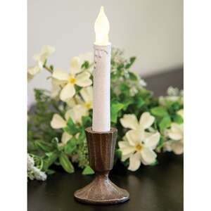 Gold Painted Cast Iron Taper Holder 19275;