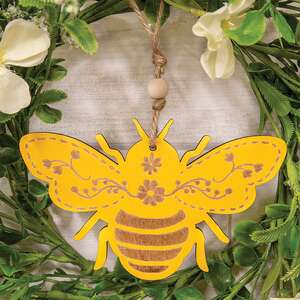 Laser Cut Layered Bee Ornament 38250;