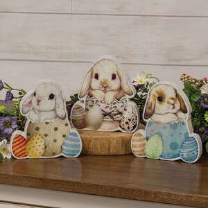 Chunky Hatching Baby Easter Bunny Sitter, 3 Asstd. 38262;