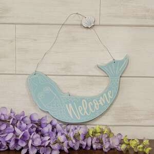 Welcome Mermaid Wall Hanger 38389;