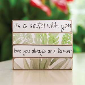 Always and Forever Floral Tiny Mini Sticks - 4/Set 38471;