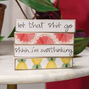 Let That Shit Go Summer Fruit Tiny Mini Sticks - 4/Set 38476;