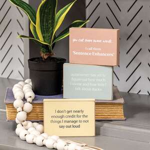 Sentence Enhancers Rectangle Block, 3 Asstd. 38506;