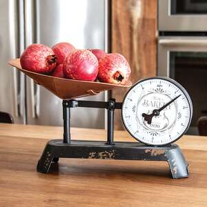 Town Bakery Distressed Metal Decorative Scale 70184;