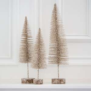 Winter's Eve Bottle Brush Tree, 15" FYL160511;