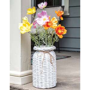 White Willow Milk Can Basket HAC2451;