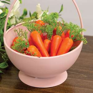 Decorative Foam Carrots in Mesh Bag, 20/Set RJA5531;