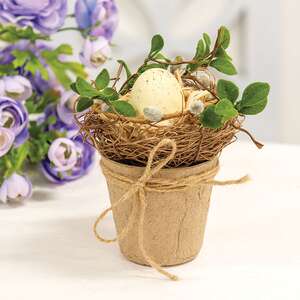 Nestled Egg in Pot SA112509;