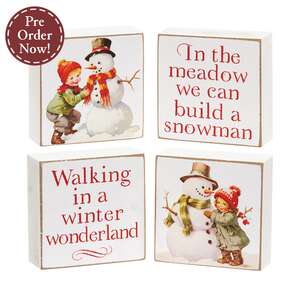 4 Set - In The Meadow 2" Square Blocks