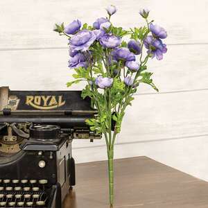 Lilac Ranunculus Bush, 18" ;