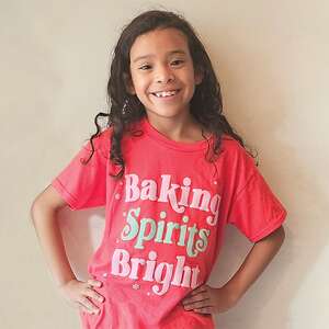 Baking Spirits Bright Youth T-Shirt - Red L175Y;