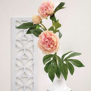 Pink Peony Spray, 30" QE15253;