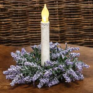 Lavender Blossoms Candle Ring, 2.5" SA112536;