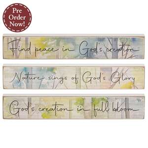 God's Creation Woodland Mini Stick - 3 Asstd.