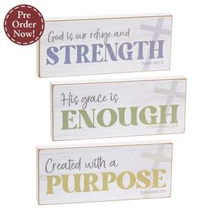 Created With A Purpose Rectangle Block - 3 Asstd.