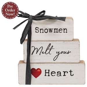 3 Set - Snowmen Melt Your Heart Blocks
