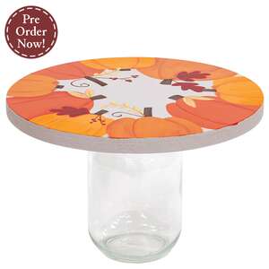 Glass Jar with Fall Topper