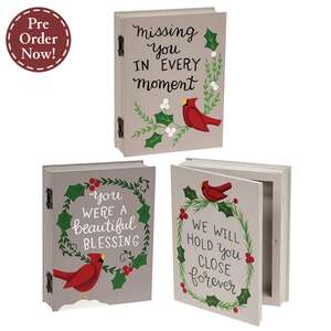 In Every Moment Cardinal Book Box - 3 Asstd.