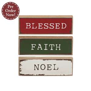 Blessed Faith Noel Tiny Mini Stick - 3 Asstd.