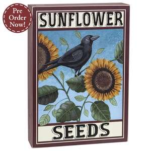 Sunflower Seeds Box Sign