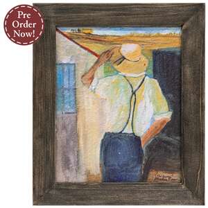 The Farmer Textured Framed Print - 8x10