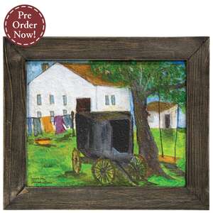 Summer Day Textured Framed Print - 10x8