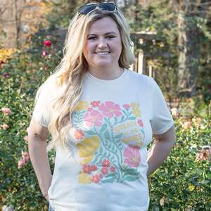 Steady As She Goes T-Shirt, Soft Cream L193XXL;