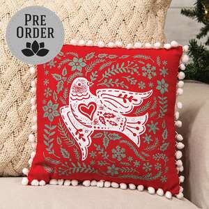 Yuletide Folklore Dove Pillow 19554;