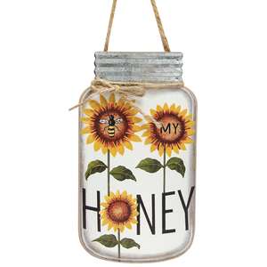 Bee My Honey Mason Jar Sign