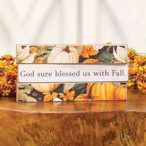 Blessed Us With Fall Mini Sticks, 3/Set 38625;