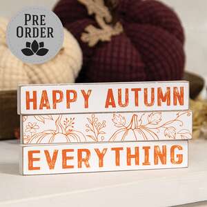 Happy Autumn Everything Mini Sticks, 3/Set 38632;