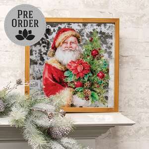 Santa with Christmas Tree Mirror 65404;