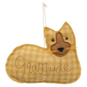Gratitude Cat Ornament
