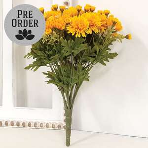 Bountiful Mums Bouquet, Yellow, 15"H FG072526;