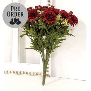 Bountiful Mums Bouquet, Burgundy, 15"H FG072527;