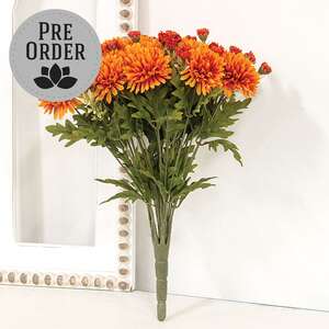 Bountiful Mums Bouquet, Orange, 15"H FG072528;