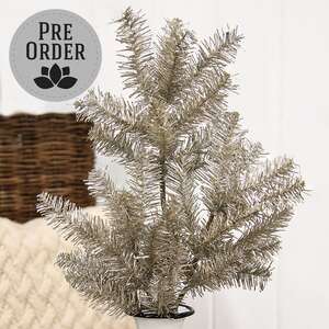 Glistening Platinum Pine Spray, 29" SA112548;