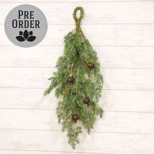 Weeping Cedar & Bells Teardrop, 30" SW032502;