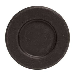 6" Distressed Plate - Black