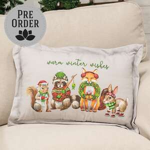 Woodland Winter Wishes Pillow KW0006;